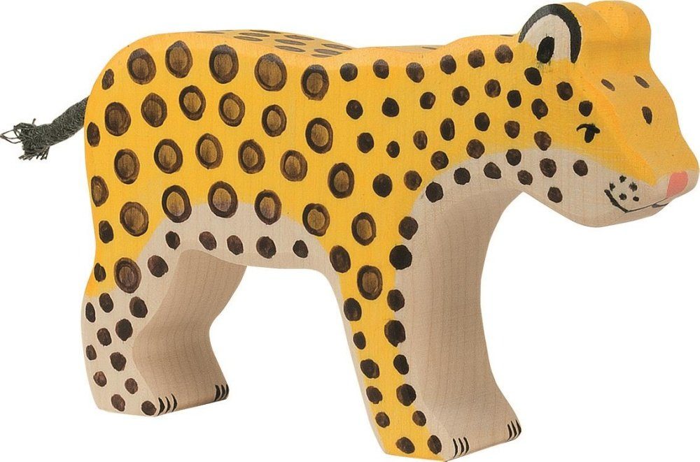 Holztiger Tierfigur HOLZTIGER Leopard aus Holz