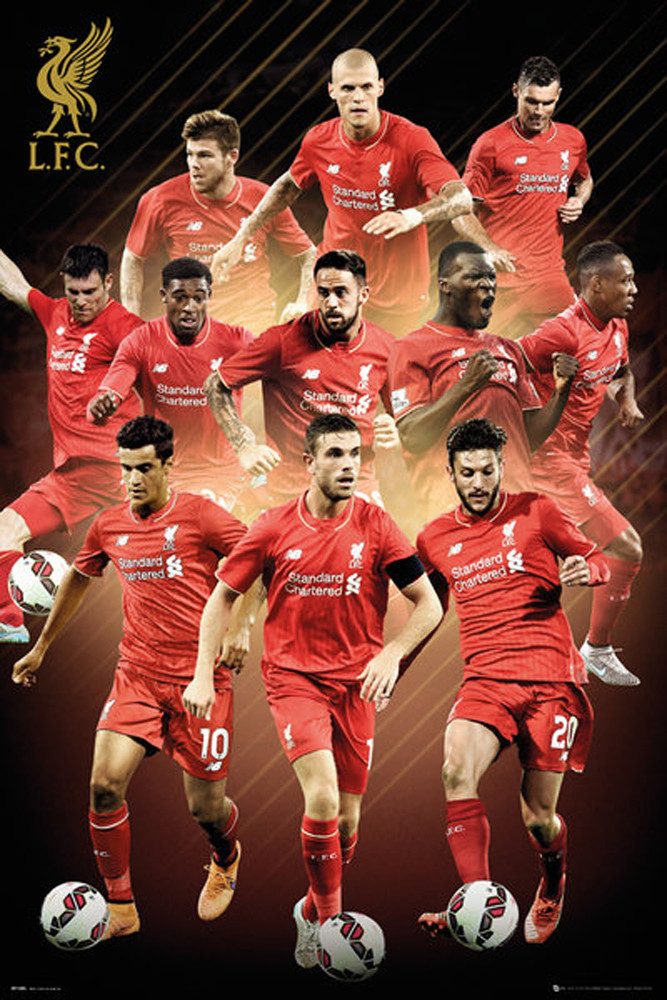 Poster Liverpool FC - Poster - Players 15/16