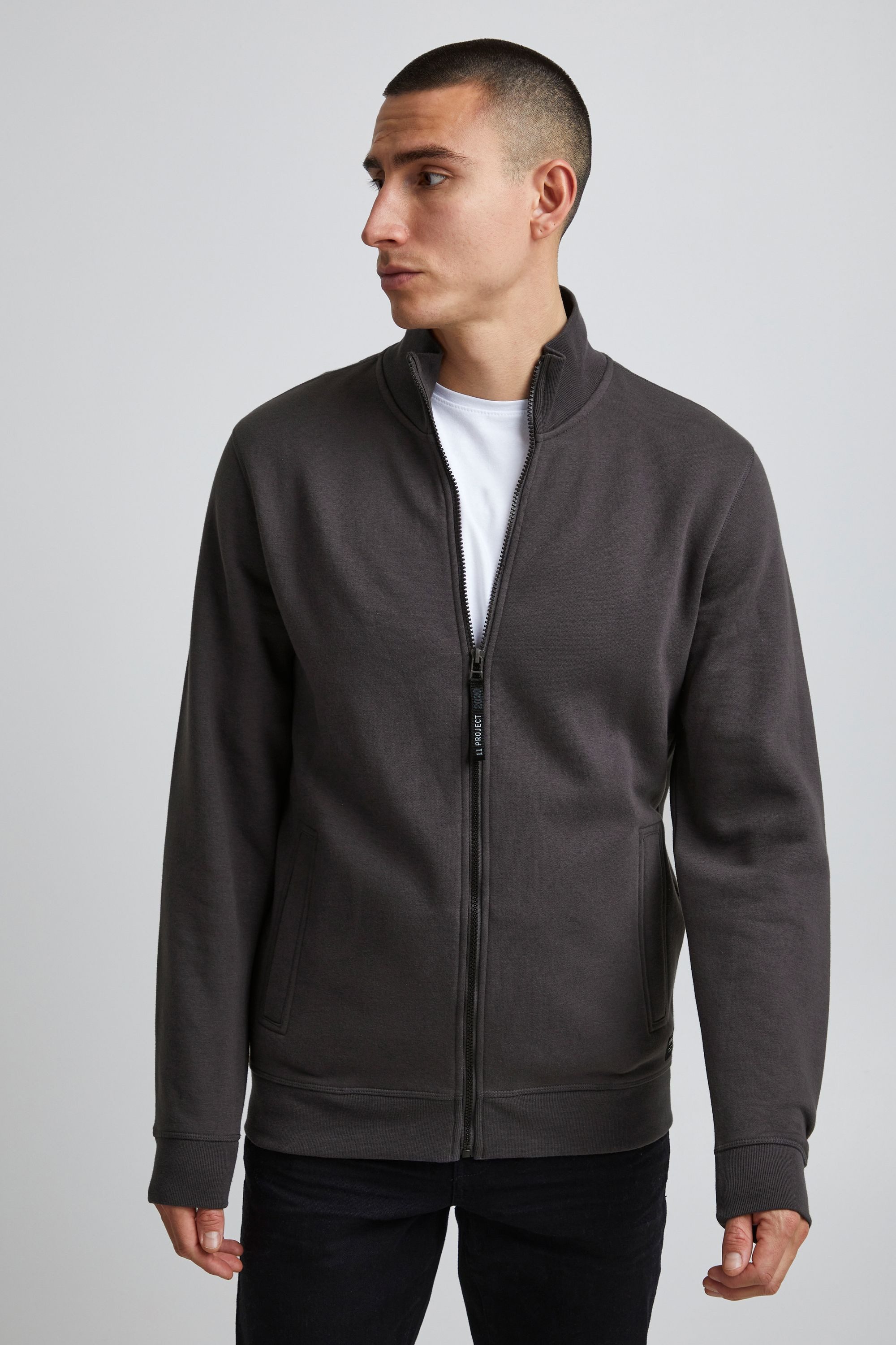 11 Project Sweatjacke PRSibelius Sweatjacke mit hochschließendem Kragen günstig online kaufen