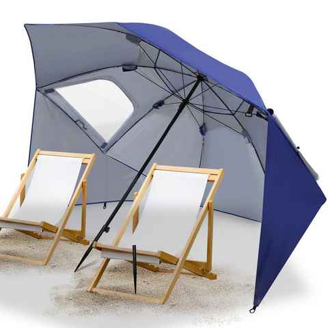 Bettizia Sonnenschirm Strandschirm 210cm Sonnenschirm Strandmuschel mit umbrella UV50+, Oxford