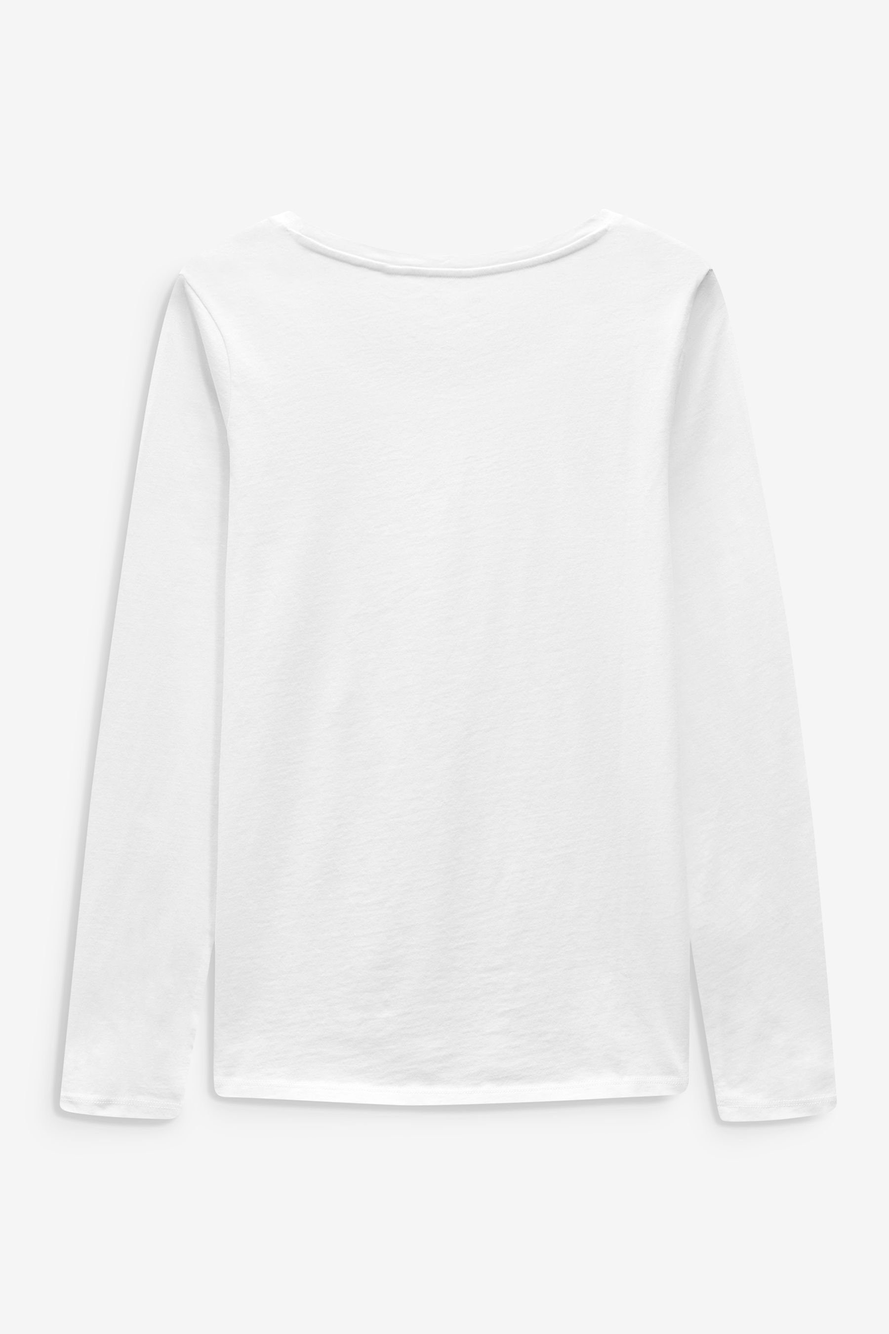Next Langarmshirt Langarm-Rundhalsoberteil aus 100 % Baumwolle günstig online kaufen