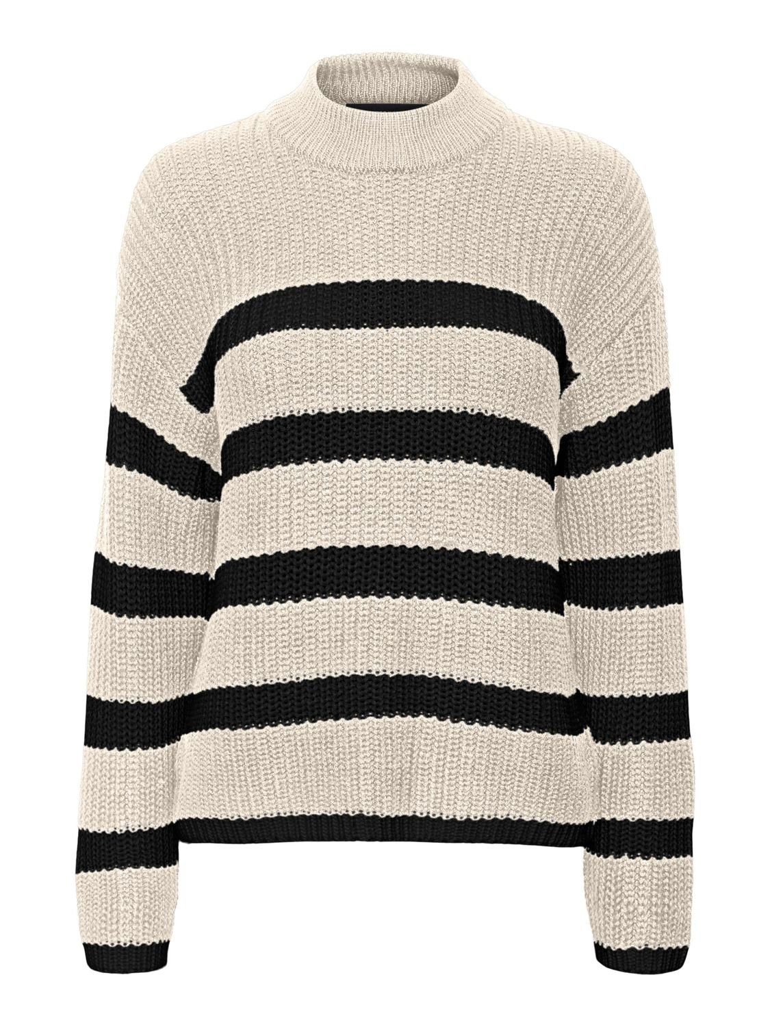 Vero Moda Strickpullover VMHILDA HIGHNECK mit Baumwolle günstig online kaufen