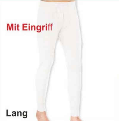cwonlineshop Lange Unterhose »Thermounterhose Herren Legging Lang Weiß 2 Stück (A-6015)«