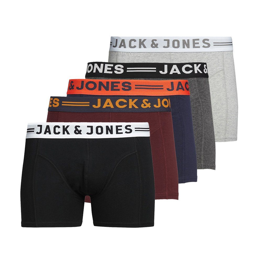 Herren Boxershorts Jones Jack & S JONES M 5er XL L #MIX15 Pack & Pack XXL Boxershorts JACK 5er