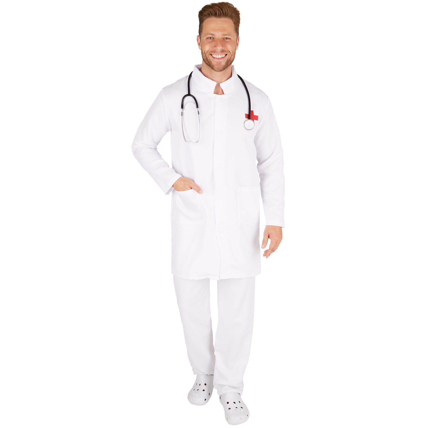 dressforfun Kostüm Herrenkostüm Doktor, Knielanger Mantel günstig online kaufen
