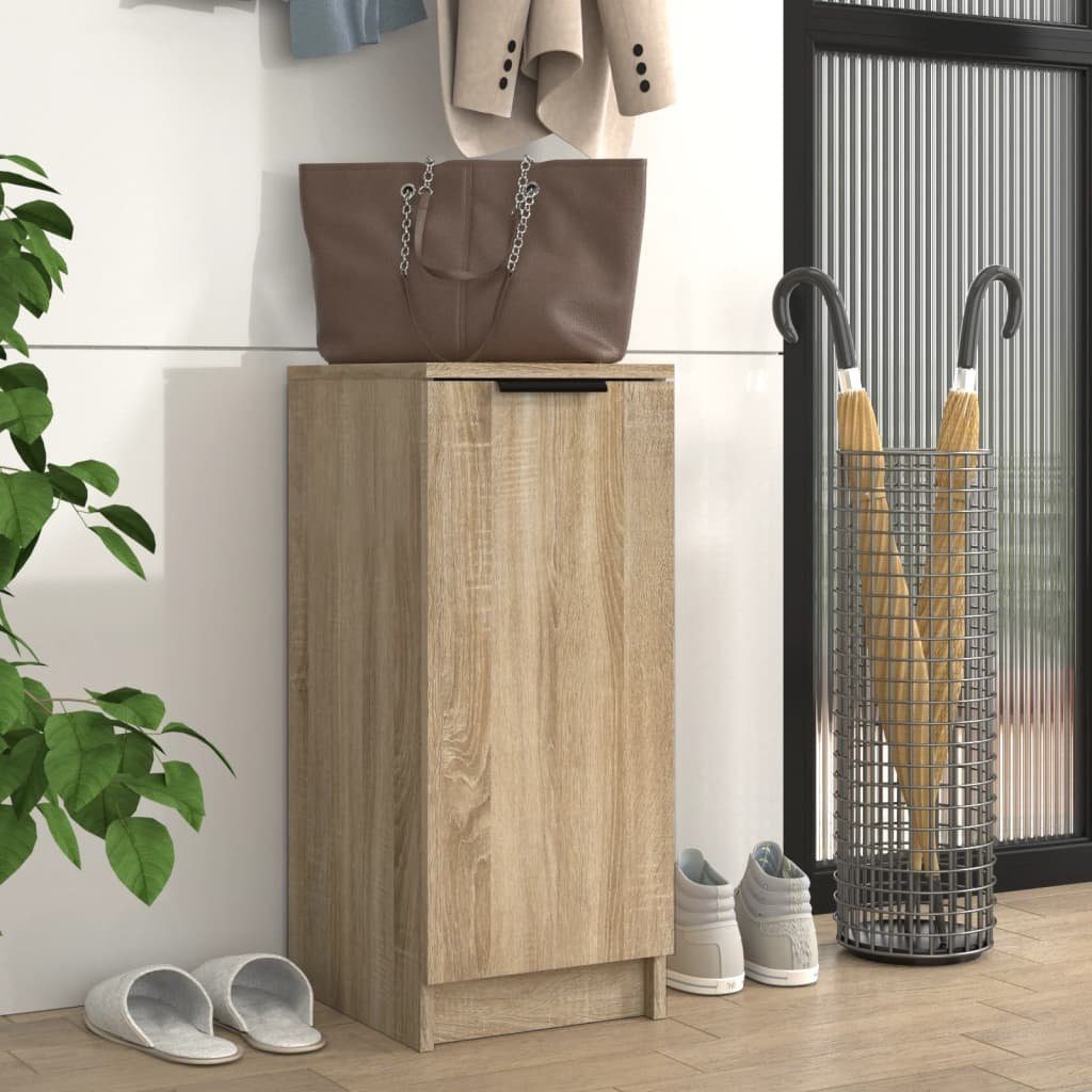 vidaXL Schuhregal Schuhschrank Sonoma-Eiche 30x35x70 cm Holzwerkstoff, 1-tlg.