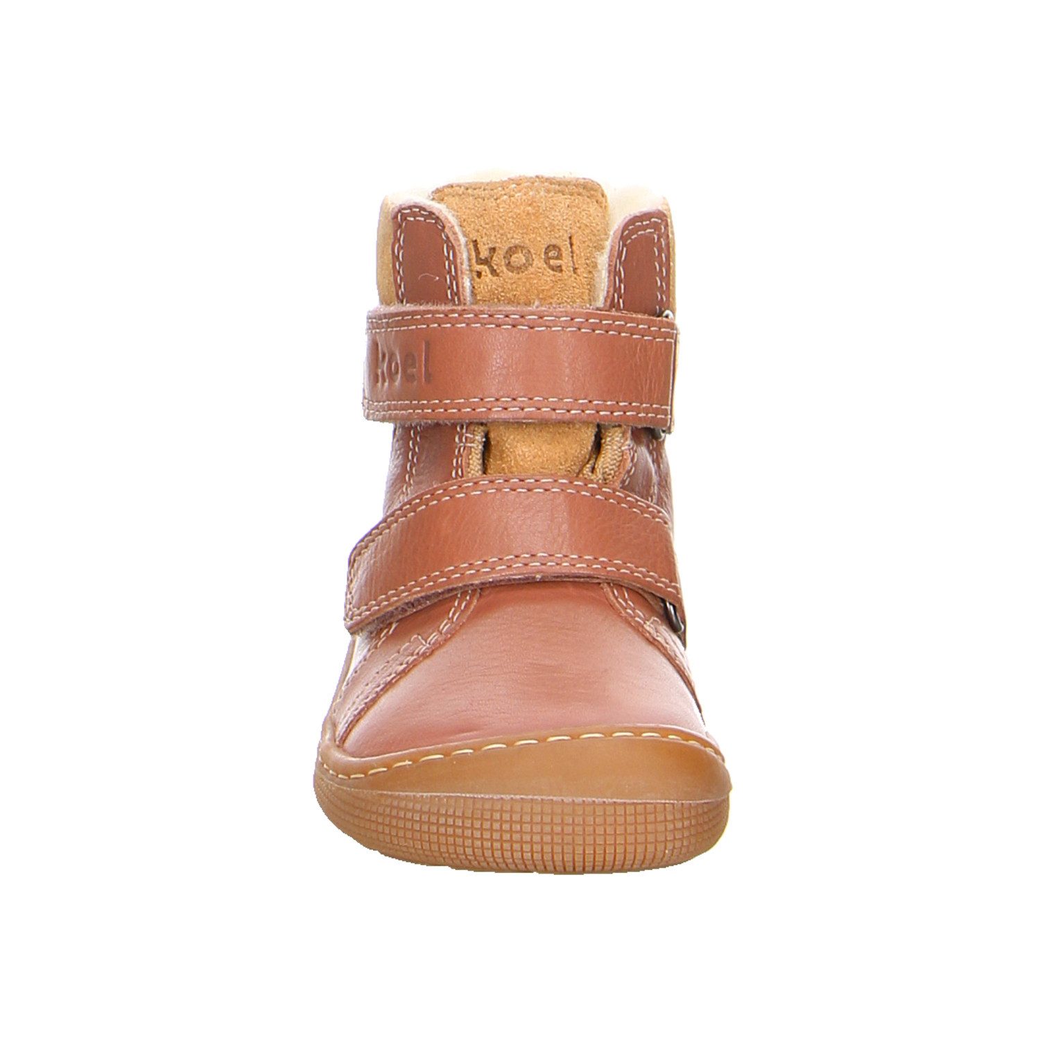 KOEL Koel Bot Desp Velcro Leder Barfuß Junge Winter rot Barfußschuh