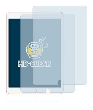 BROTECT Schutzfolie für Apple iPad 10.2" WiFi Cellular 2020 (8. Gen), Displayschutzfolie, 2 Stück, Folie klar