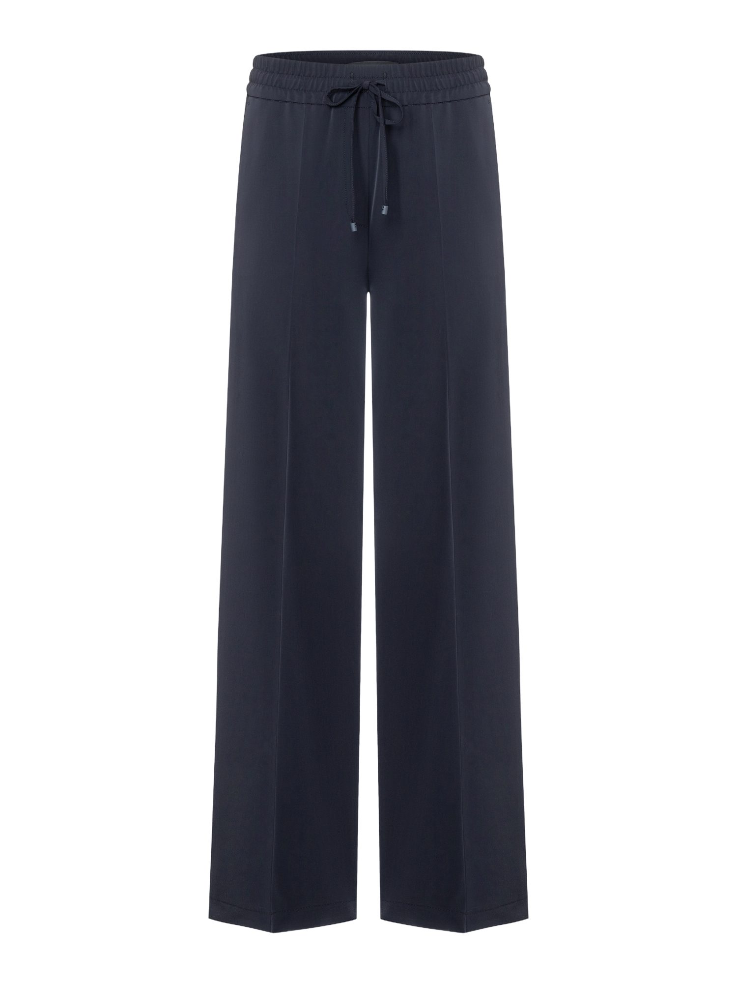 Cambio Stoffhose blau,Casual,Polyester,Unifarben,Weit,Mittel