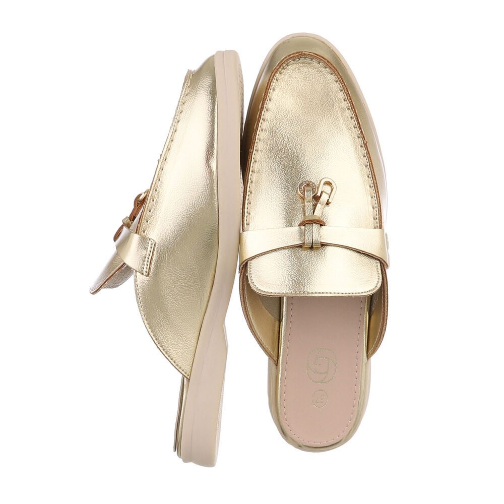 Ital-Design Damen Mules Freizeit Pantolette (86192501) Blockabsatz Pantolet günstig online kaufen
