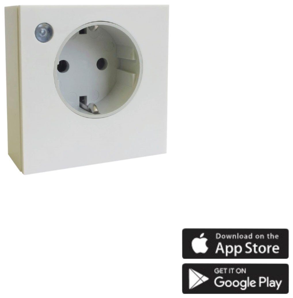 Ximax Funk-Thermostat, Thermostat-Empfänger von Weiß zur Dosen-Empfänger, Steuerung elektronisch, Steckdosenempfänger Infrarotheizungen,