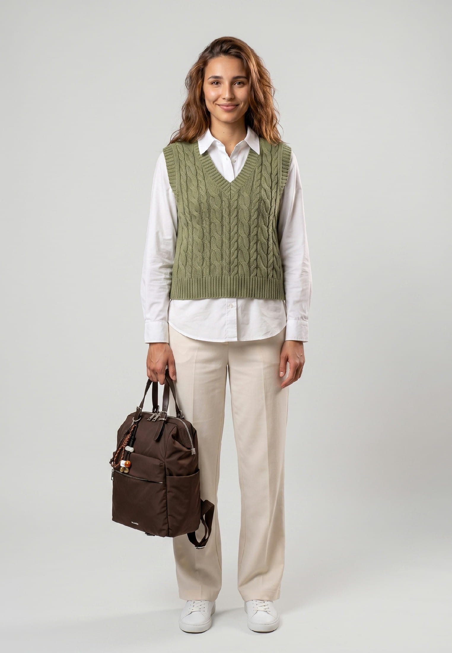 SURI FREY Cityrucksack SFY Sandey, Logo Patch