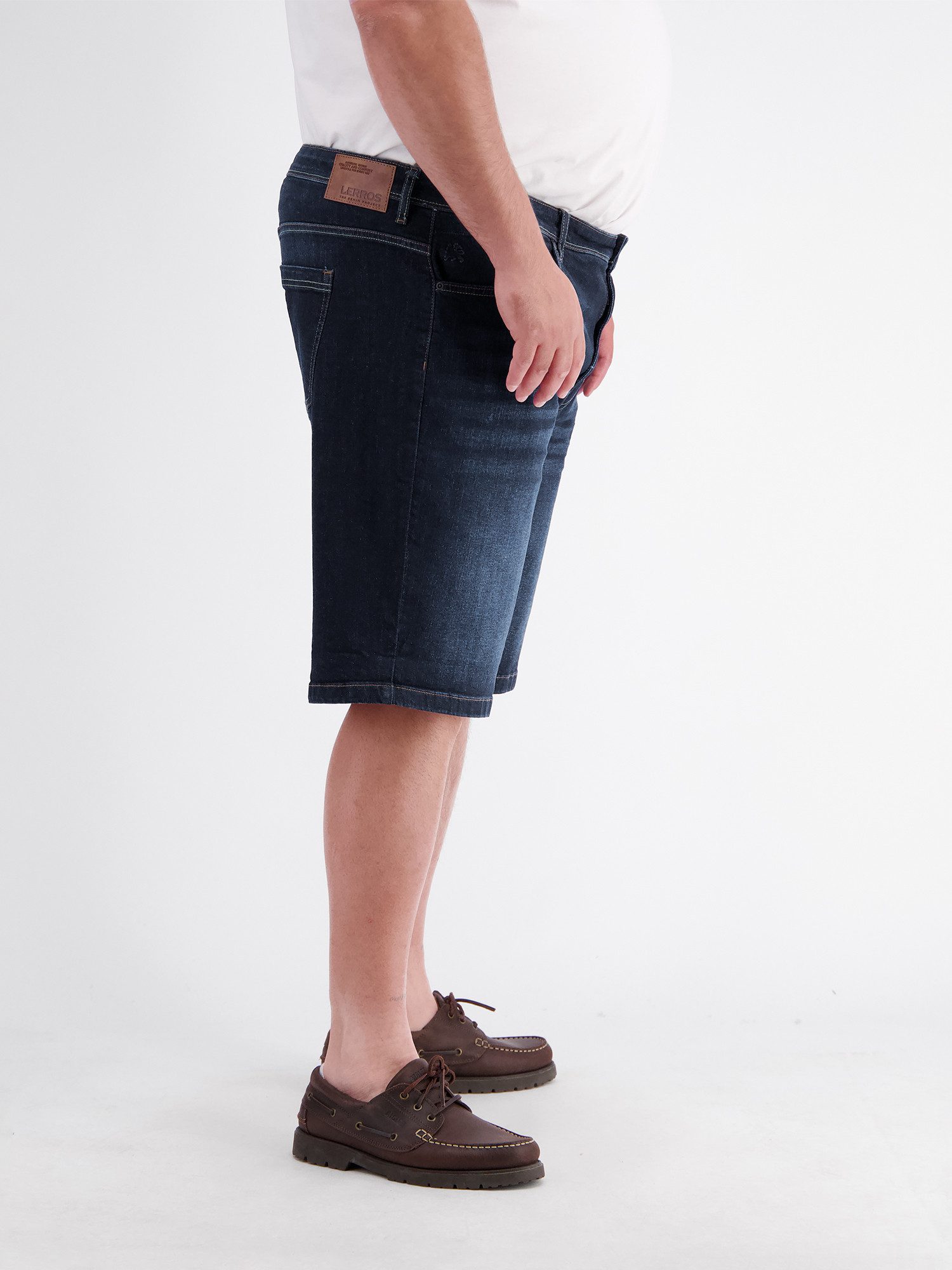 LERROS Bermudas Denim Bermuda aus flexiblem Baumwollmix, große Größen