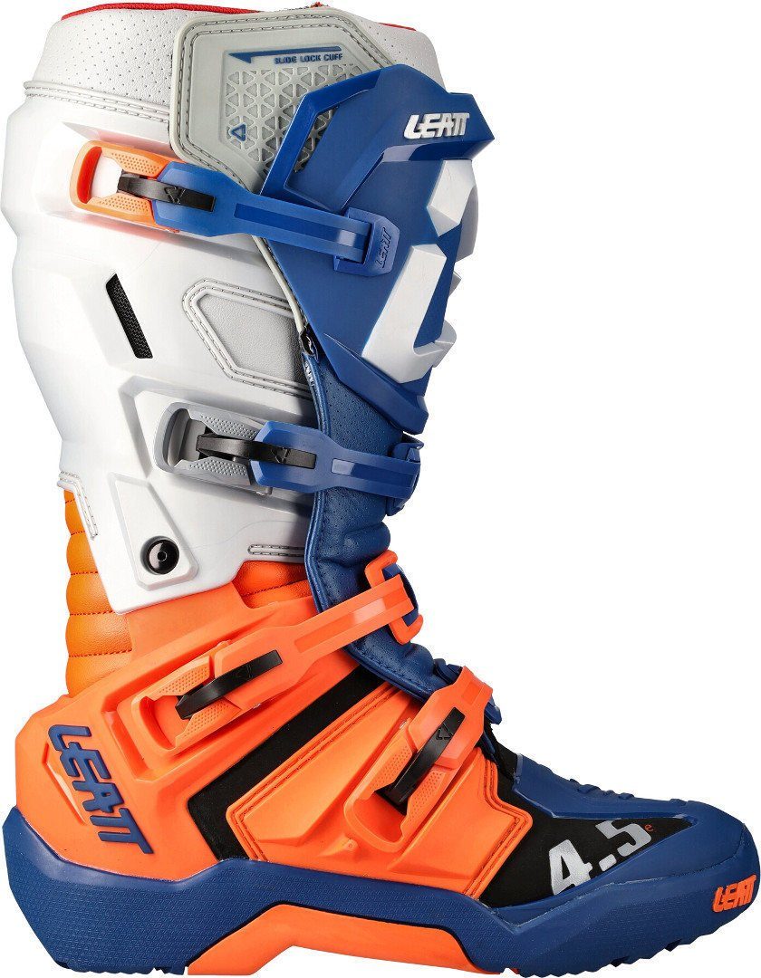 Enduro-Stiefel Motorradstiefel Blue/White/Orange Leatt 4.5