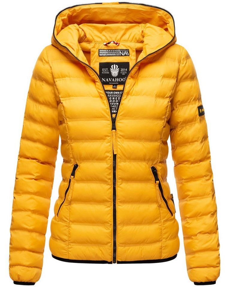 Navahoo Steppjacke Neevia modische Damen Übergangsjacke mit Kapuze