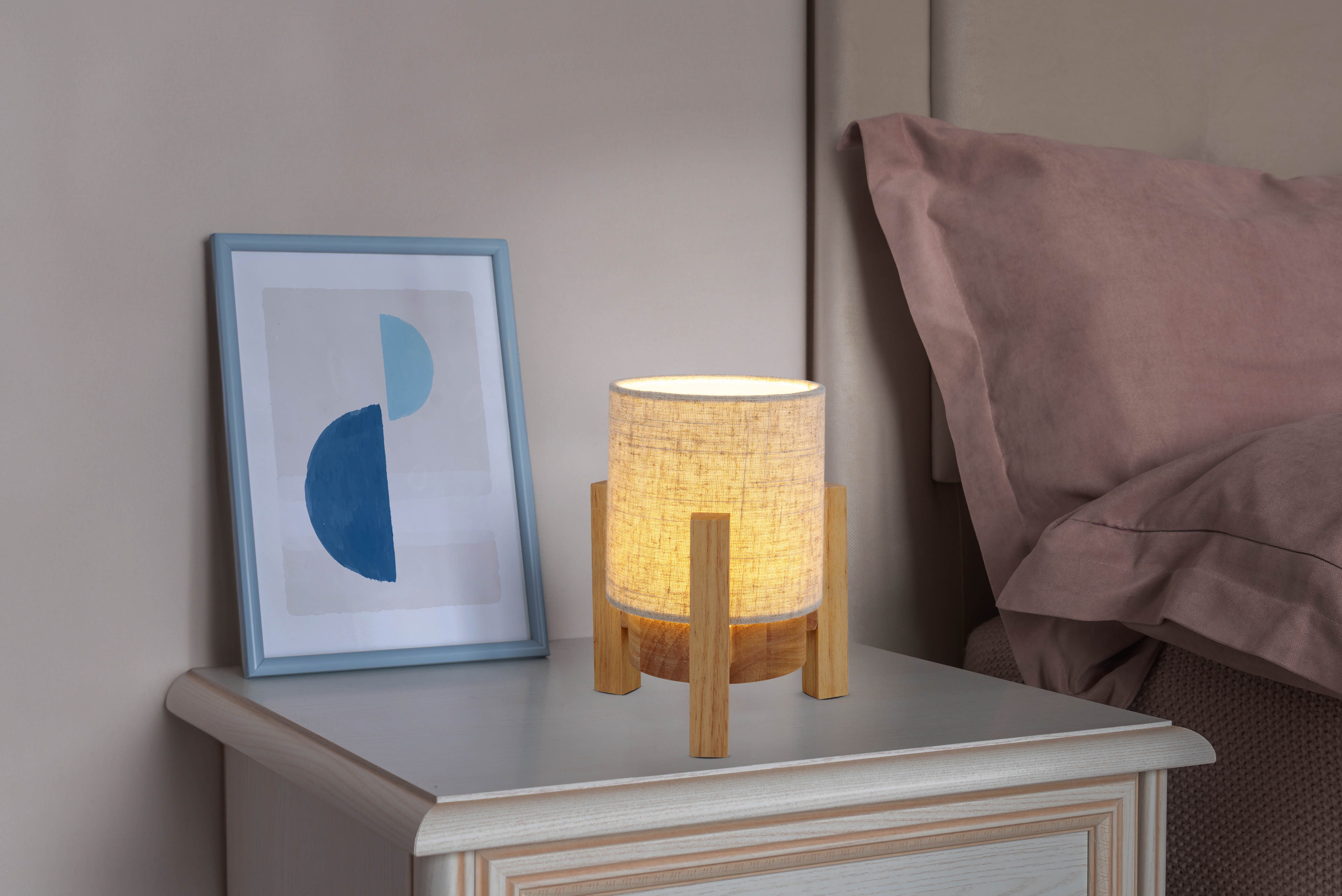 näve LED Tischleuchte Madita, Ein-/Ausschalter, LED wechselbar, Warmweiß, A günstig online kaufen