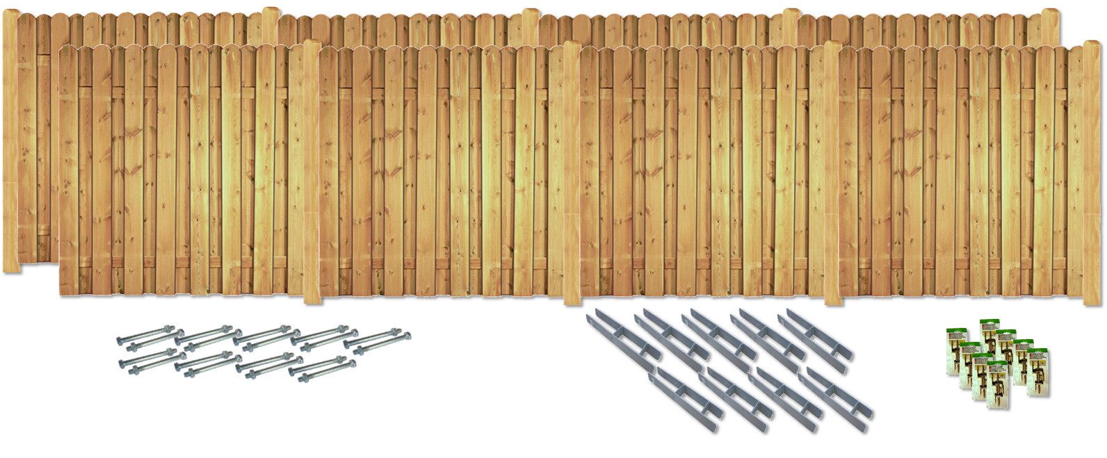 KONIFERA Sichtschutzelement DAYTONA, (Komplettset inkl. Zubehör), günstig online kaufen
