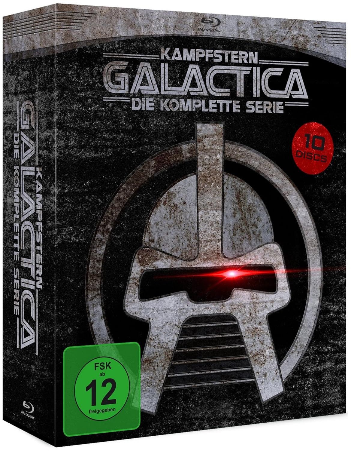 PLAION Blu-ray Kampfstern Galactica - Die komplette Serie BluRay, (Box-Set, 9-St), Alle 34 Episoden + Extras