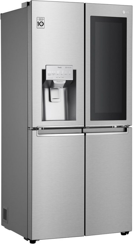 LG Multi Door GMX844BSBF, 178,7 cm hoch, 83,5 cm breit, InstaView™