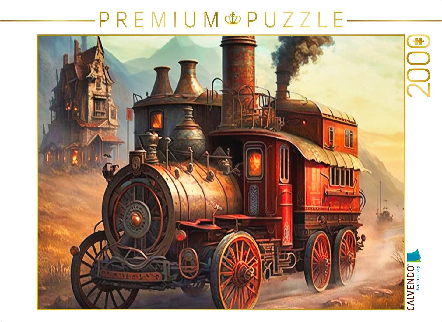 CALVENDO Puzzle CALVENDO Puzzle Unter Dampf, 2000 Teile Lege-Größe 90x67cm Foto-Puzzl, 2000 Puzzleteile