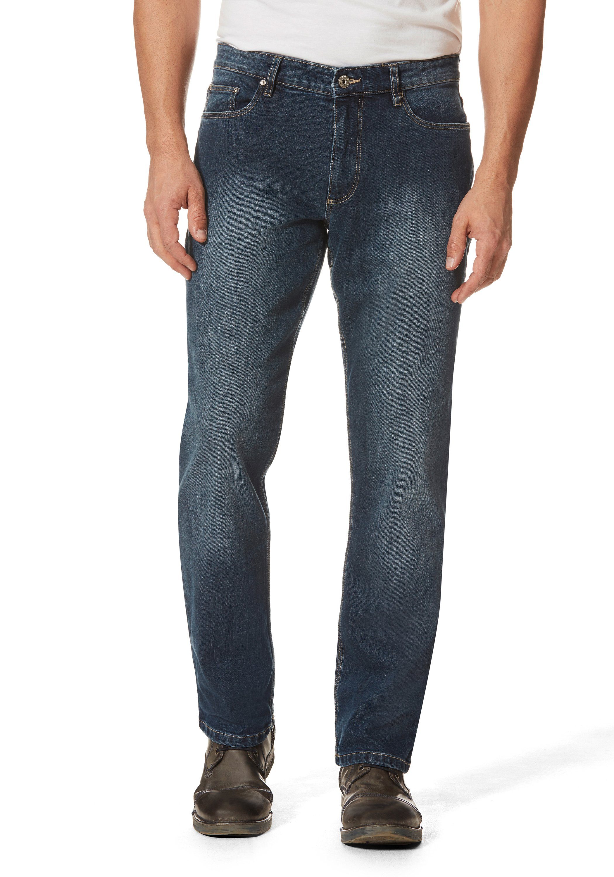 HERO by John Medoox 5-Pocket-Jeans Denver Regular Straight Stretch deep blue used