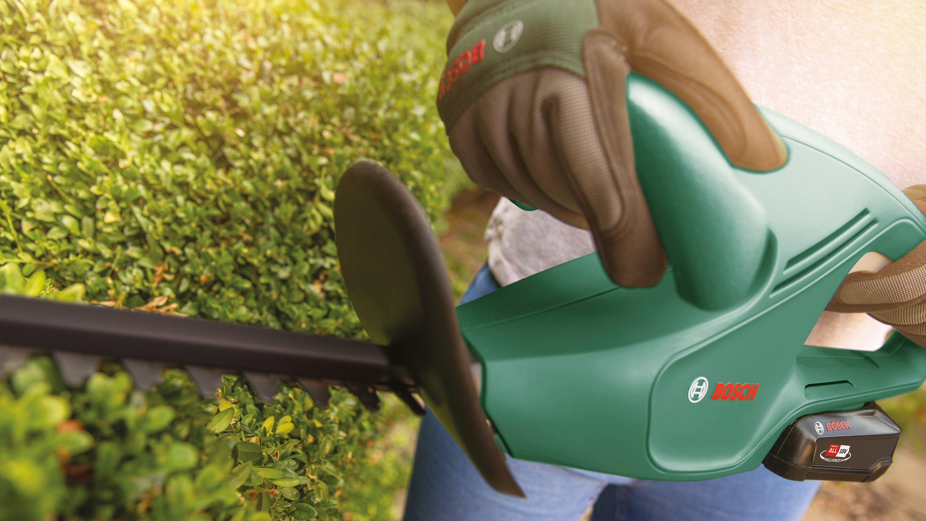 Bosch Home & Garden Akku-Heckenschere EasyHedgeCut 18-45, 45 cm Schnittlänge, mit Akku und Ladegerät