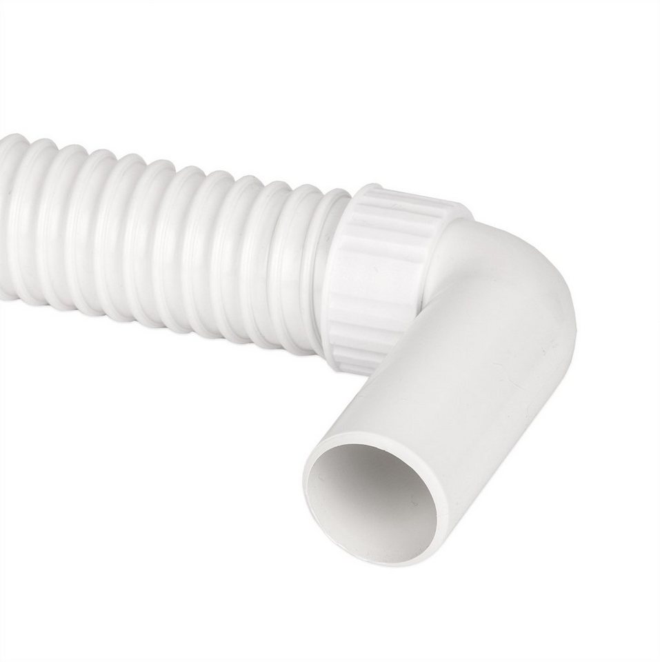 Geräteanschlüssen und flexiblem Rohr / Siphon 1 1/2 Zoll mit Schnappverschluss