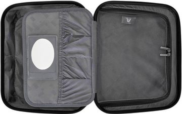 RONCATO Beautycase B-FLYING, schwarz, Reisetasche Kabinengepäck Trolley-Aufstecksystem Kosmetiktasche