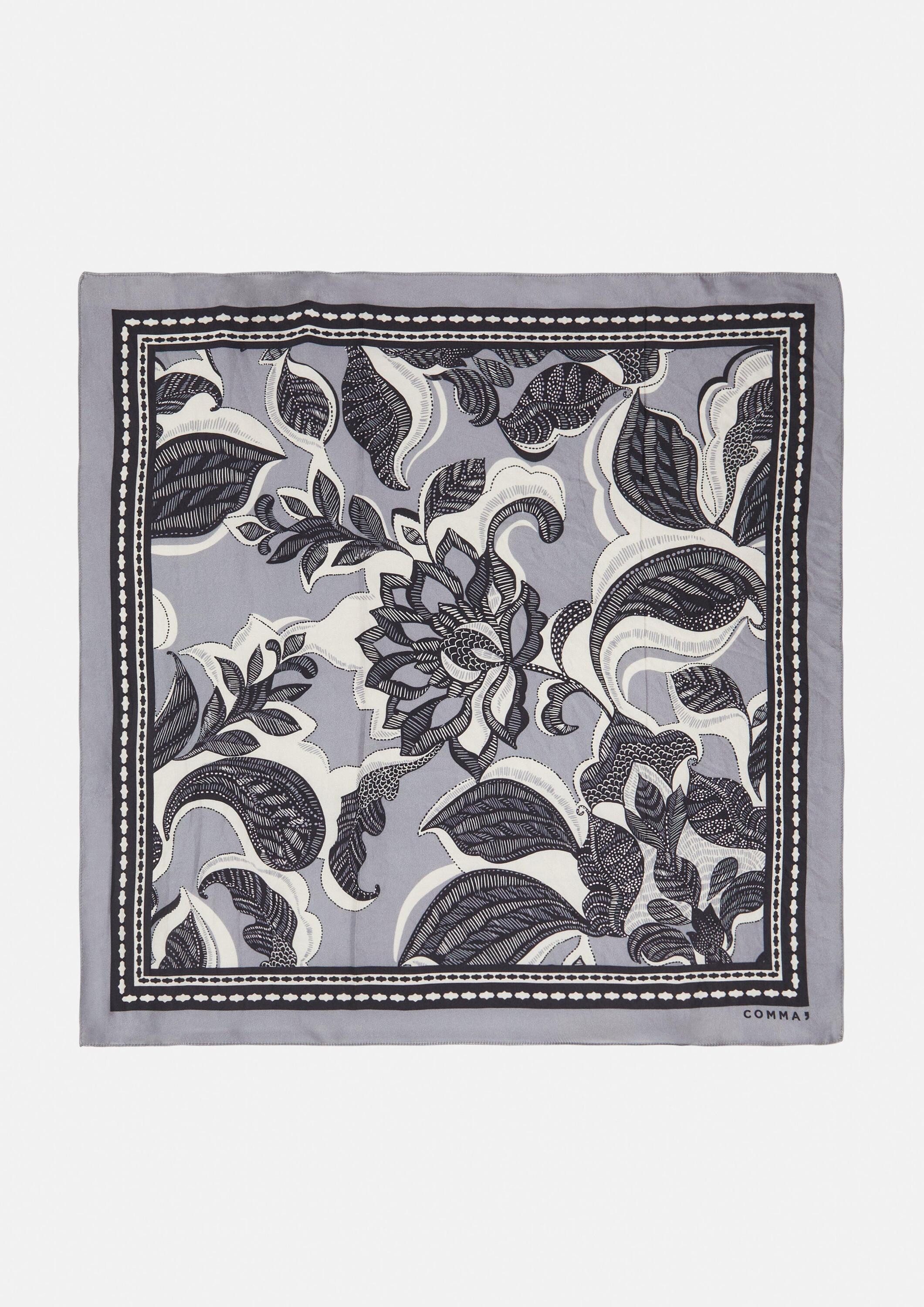 comma Schal Tuch, Floral gemustertes Seidentuch günstig online kaufen