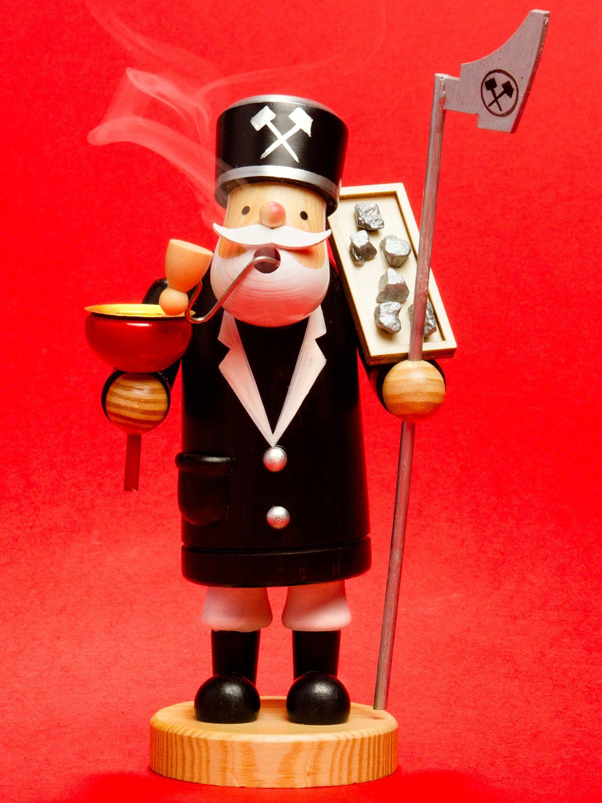SIKORA Weihnachtsfigur RM-A Räuchermännchen aus Holz günstig online kaufen