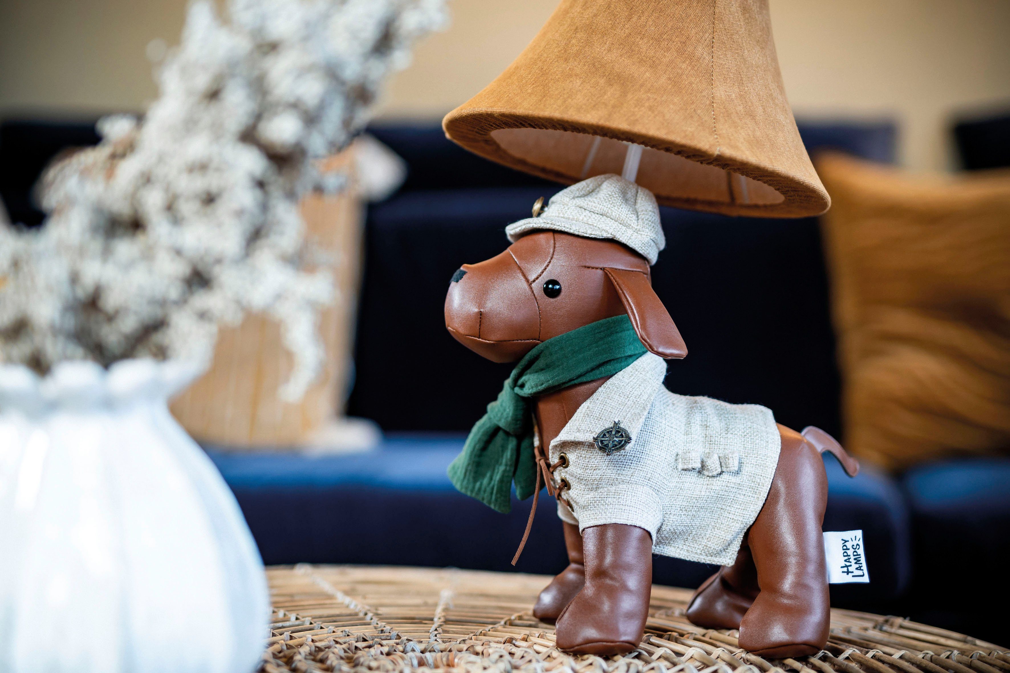 Happy Lamps for smiling eyes LED Tischleuchte Spike der Jagdhund, LED fest integriert, Neutralweiß, Hochwertig, Einzigartig