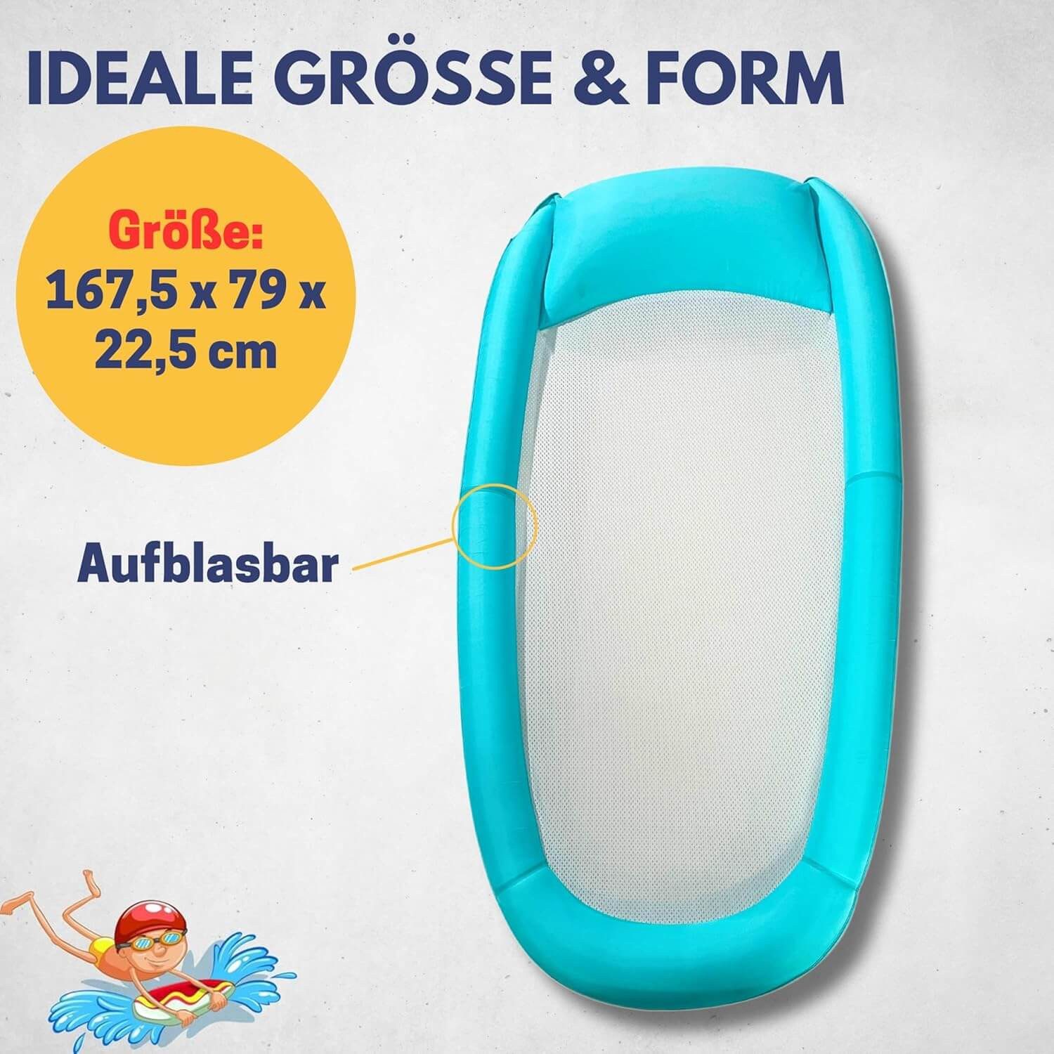 Best Sporting Luftmatratze Best Sporting - Wasserhängematte Mesh Mat - Aufb günstig online kaufen