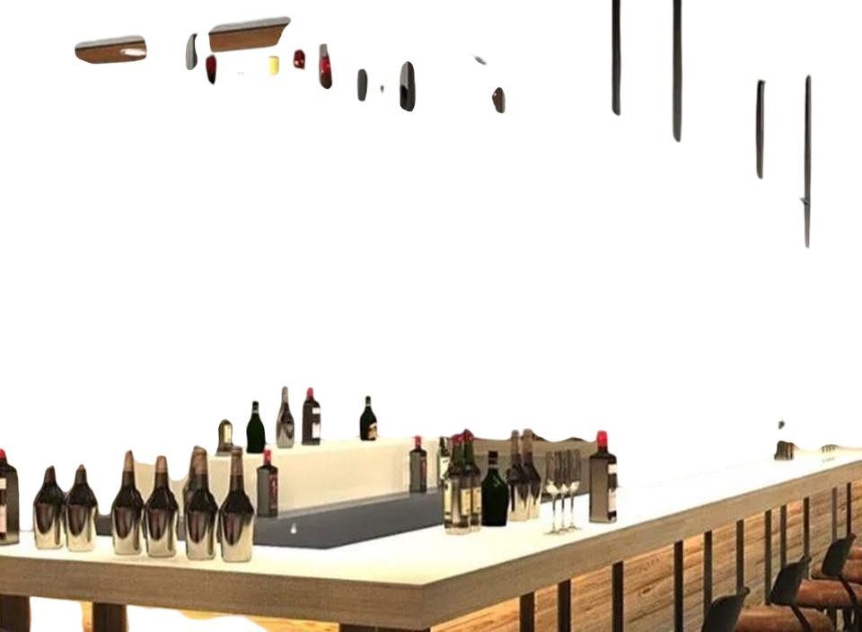 JVmoebel Weinregal Hängeregal Weinglasregal Edelstahl Grau – Weinhalter & Flaschenständer, Made in Europe