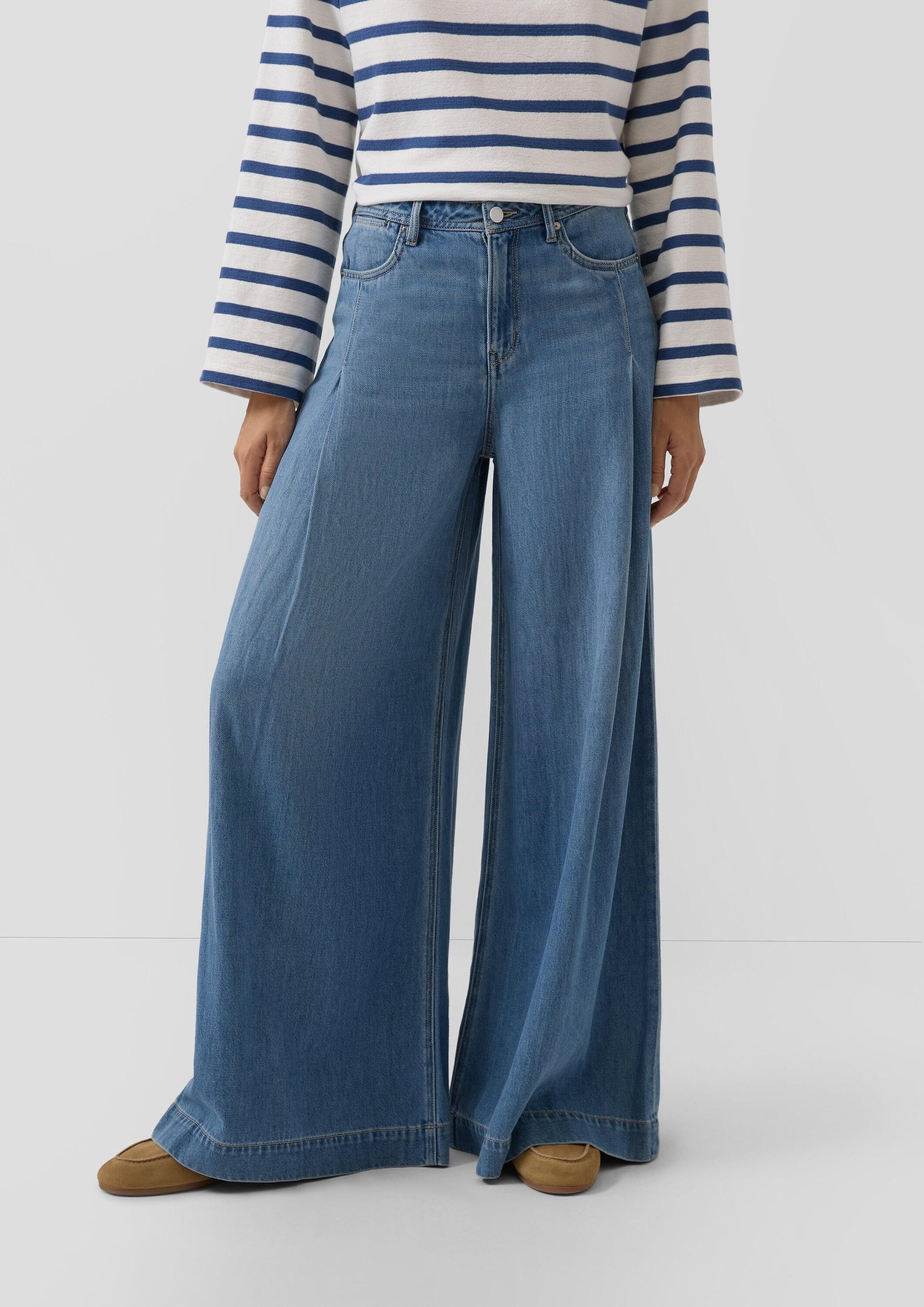 s.Oliver Weite Jeans Jeans-Hose Jeans / Regular Fit / High Rise / Extra Wid günstig online kaufen
