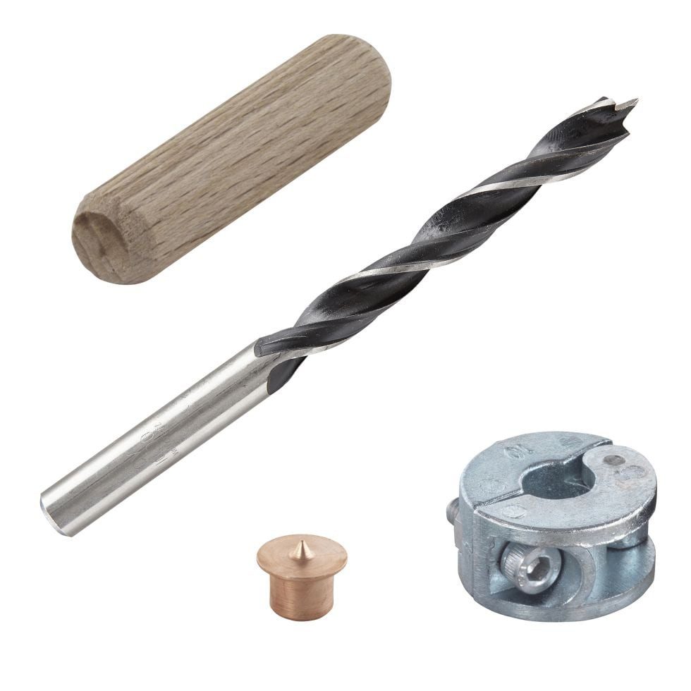Wolfcraft Schrauben- und Dübel-Set Wolfcraft Sortimentskasten 10 mm Dübel 25 teilig