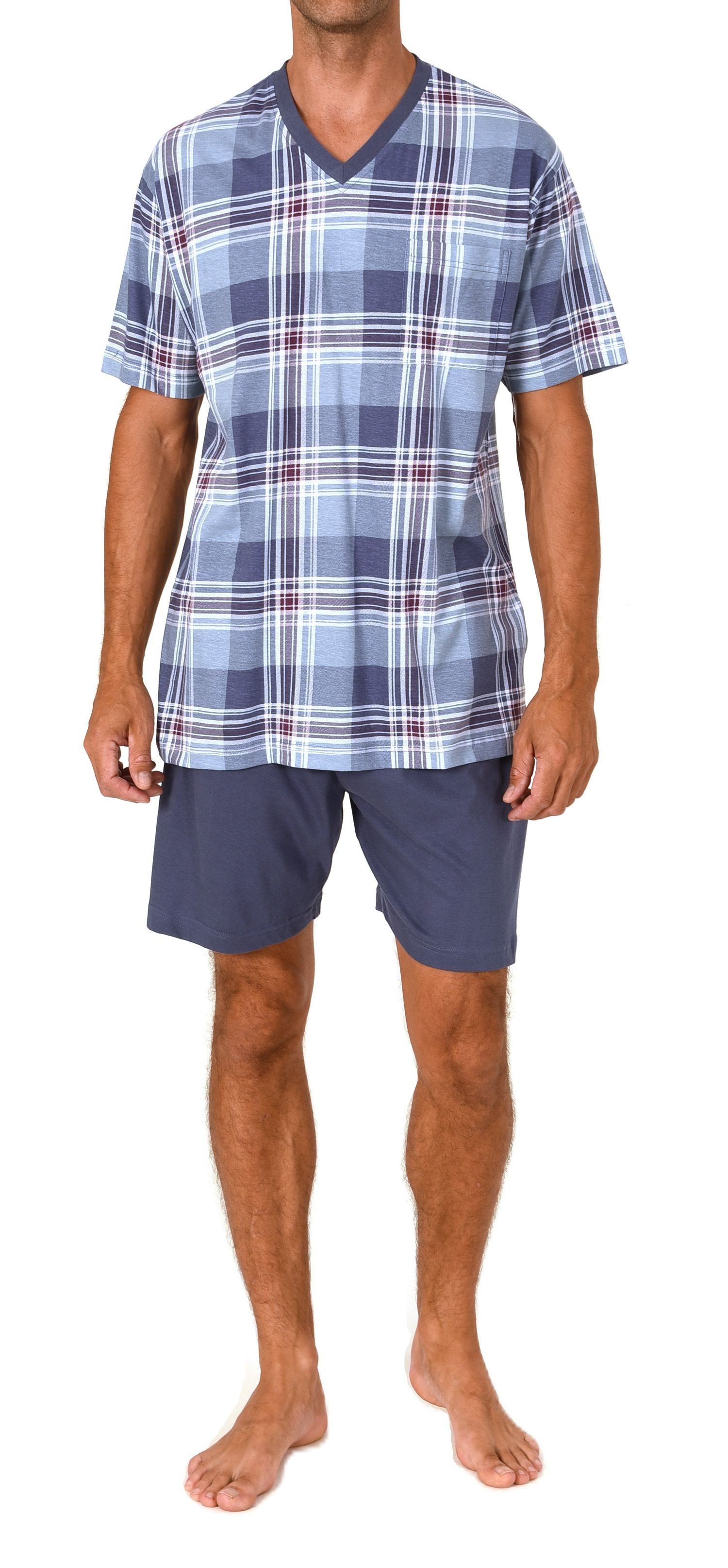 Pyjama Normann Herren kurzarm Schlafanzug Shorty Pyjama - auch in Übergrößen