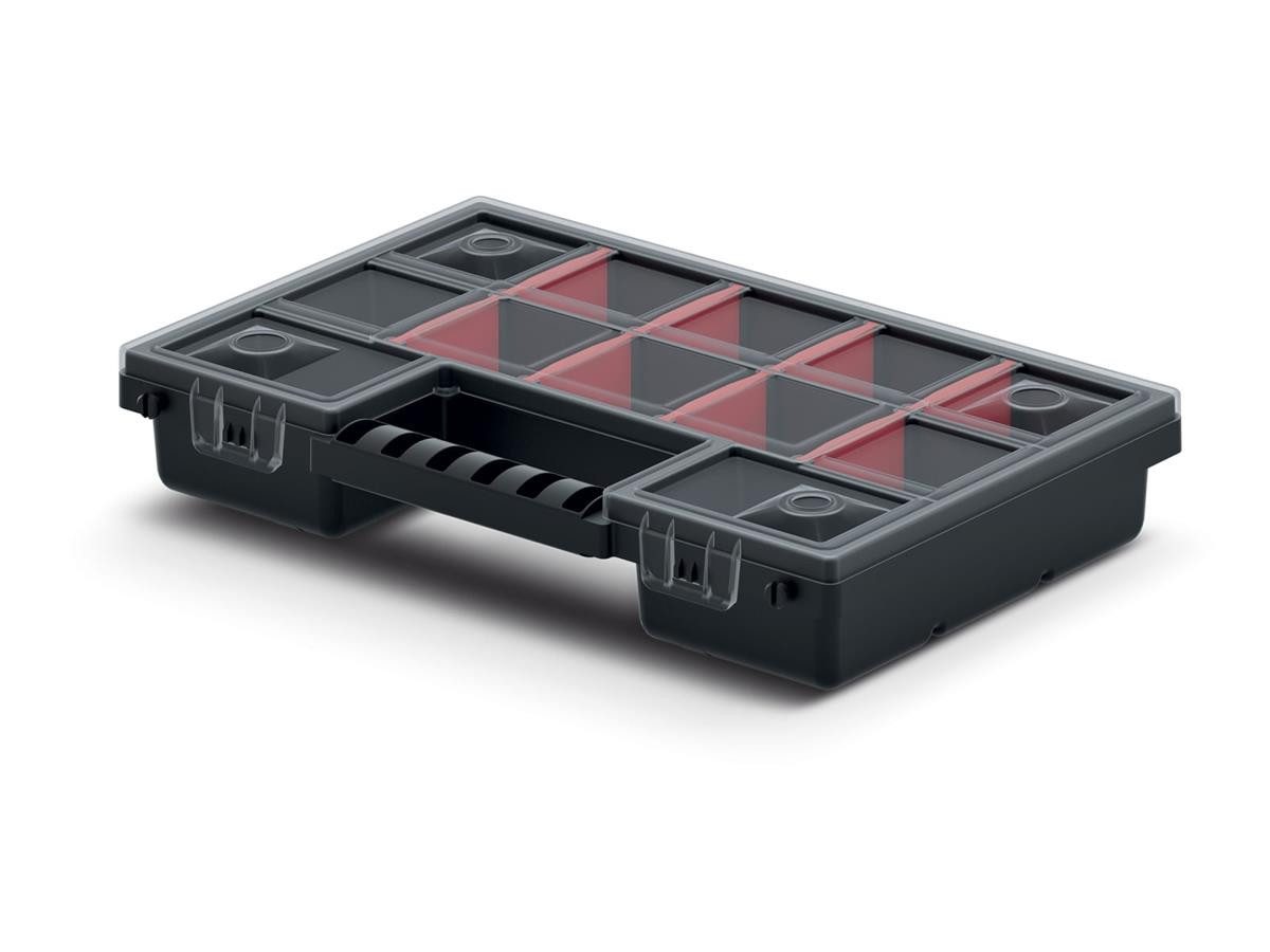 Kistenberg Organizer Nors 10 Stk. KNO30205S (Spar-Set, 10 St., 10er Set), herausnehmbare Trennwände, 287 x 186 x 50 mm