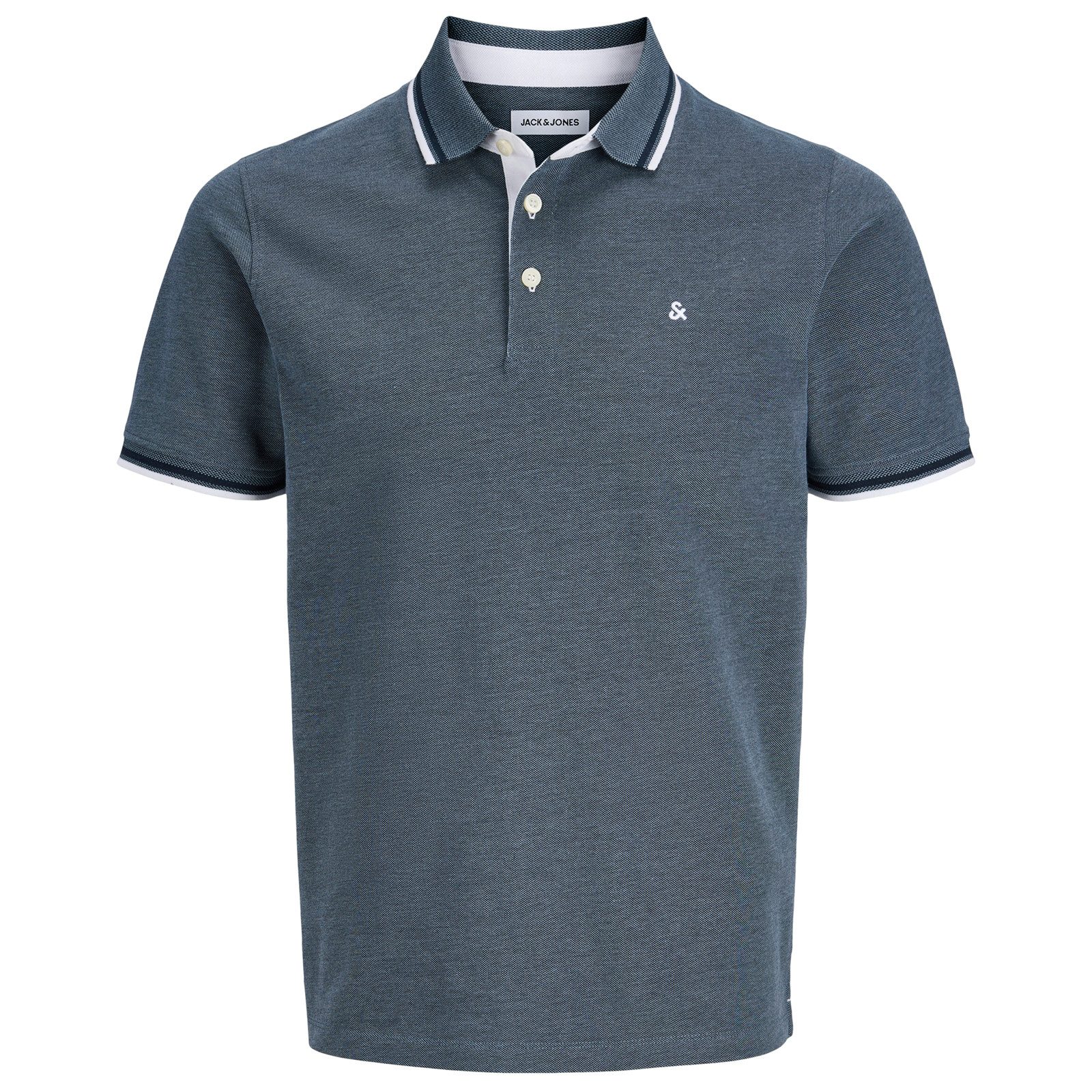 Jack & Jones Poloshirt Jack&Jones Übergrößen Poloshirt rauchblau JJEPAULOS günstig online kaufen