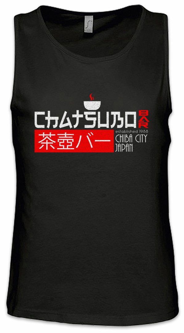 Tanktop Chatsubo Bar Ärmelloses T-Shirt Taverne Neuromancer Logo Symbol Sign