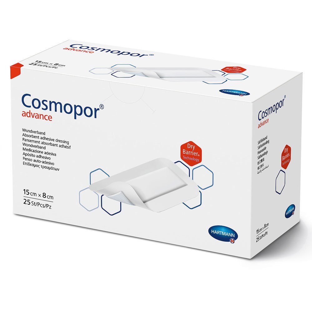 PAUL HARTMANN AG Wundpflaster Hartmann Cosmopor® Advance Wundverband 15x8 cm (1x