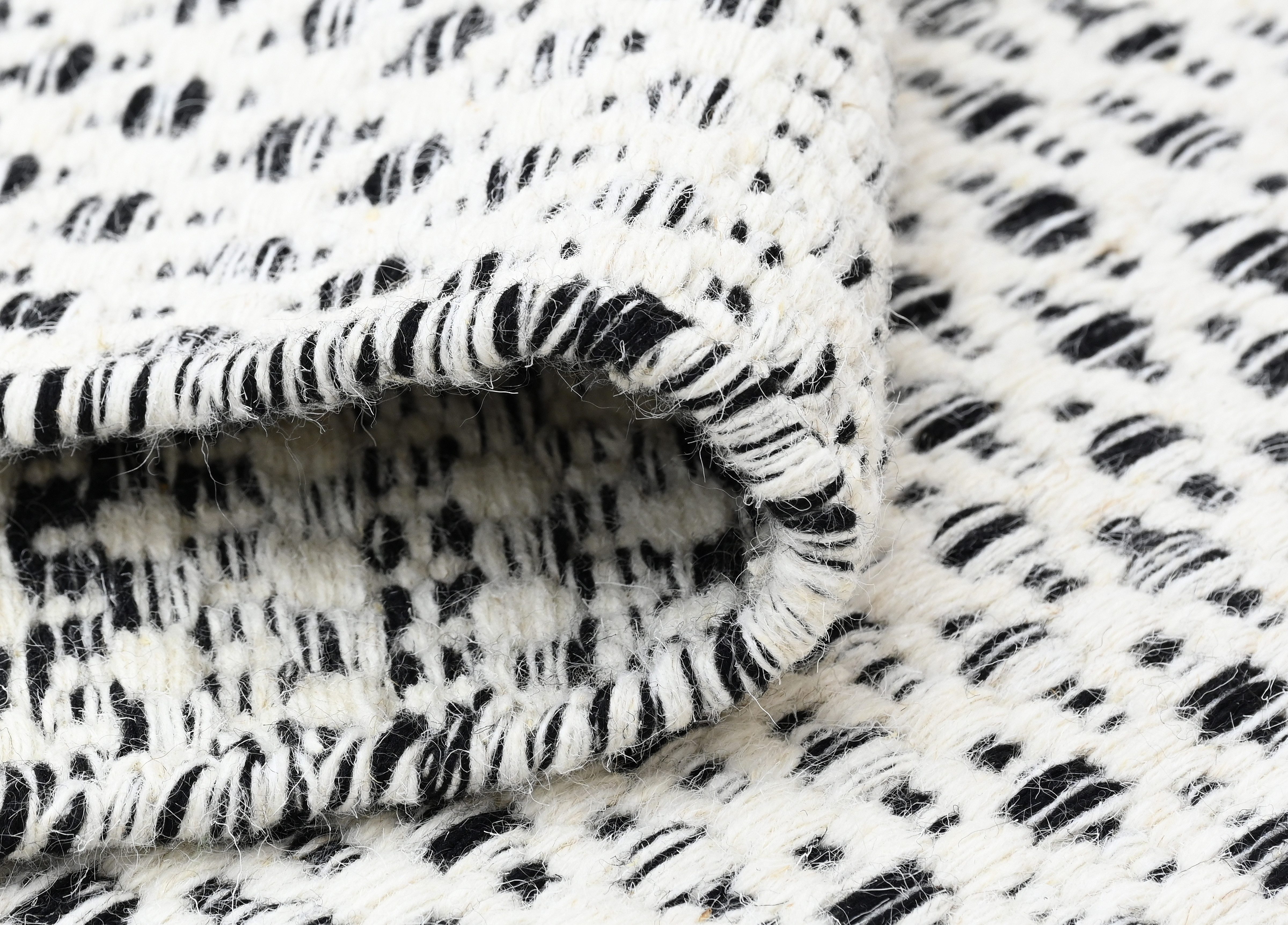 Myflair Möbel & Accessoires Wollteppich Wooly Nature, rund, Höhe: 10 mm, Handwebteppich, reine Wolle, Scandi Design, handgewebt, Wohnzimmer