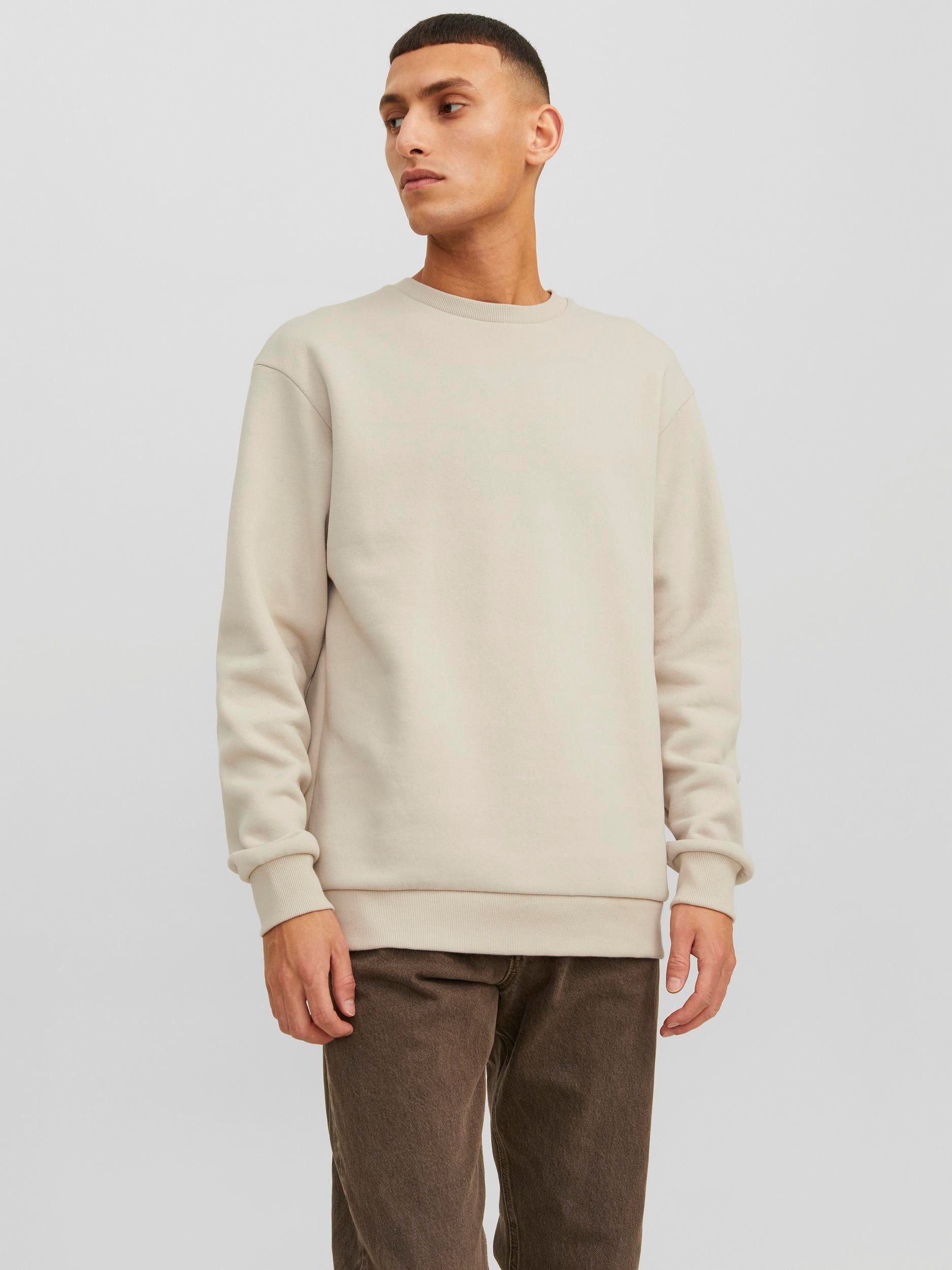 Jack & Jones Sweatshirt JJEBRADLEY mit Rippbündchen für Alltag und Freizeit günstig online kaufen