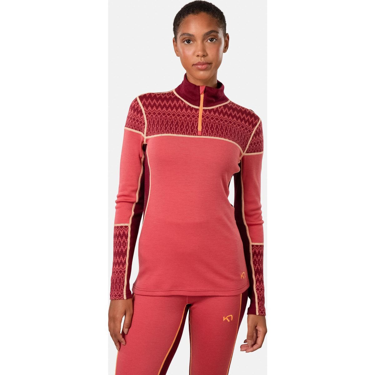 Kari Traa Funktionsunterhemd Sara Half Zip Hochwertiger Baselayer für Damen mit optimaler Isolierung und