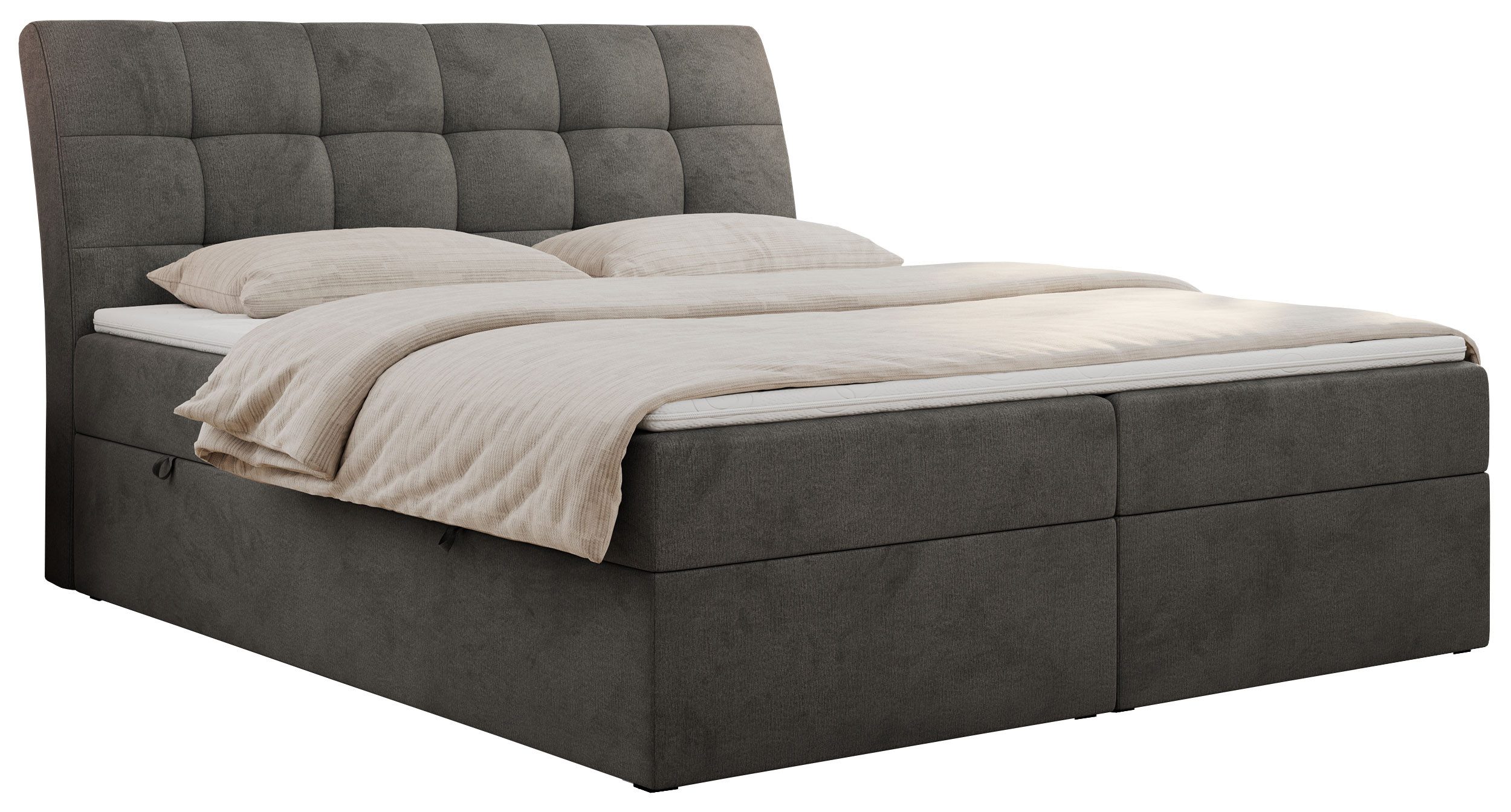 MKS MÖBEL Boxspringbett DIEGOS (Set, Topper günstig online kaufen
