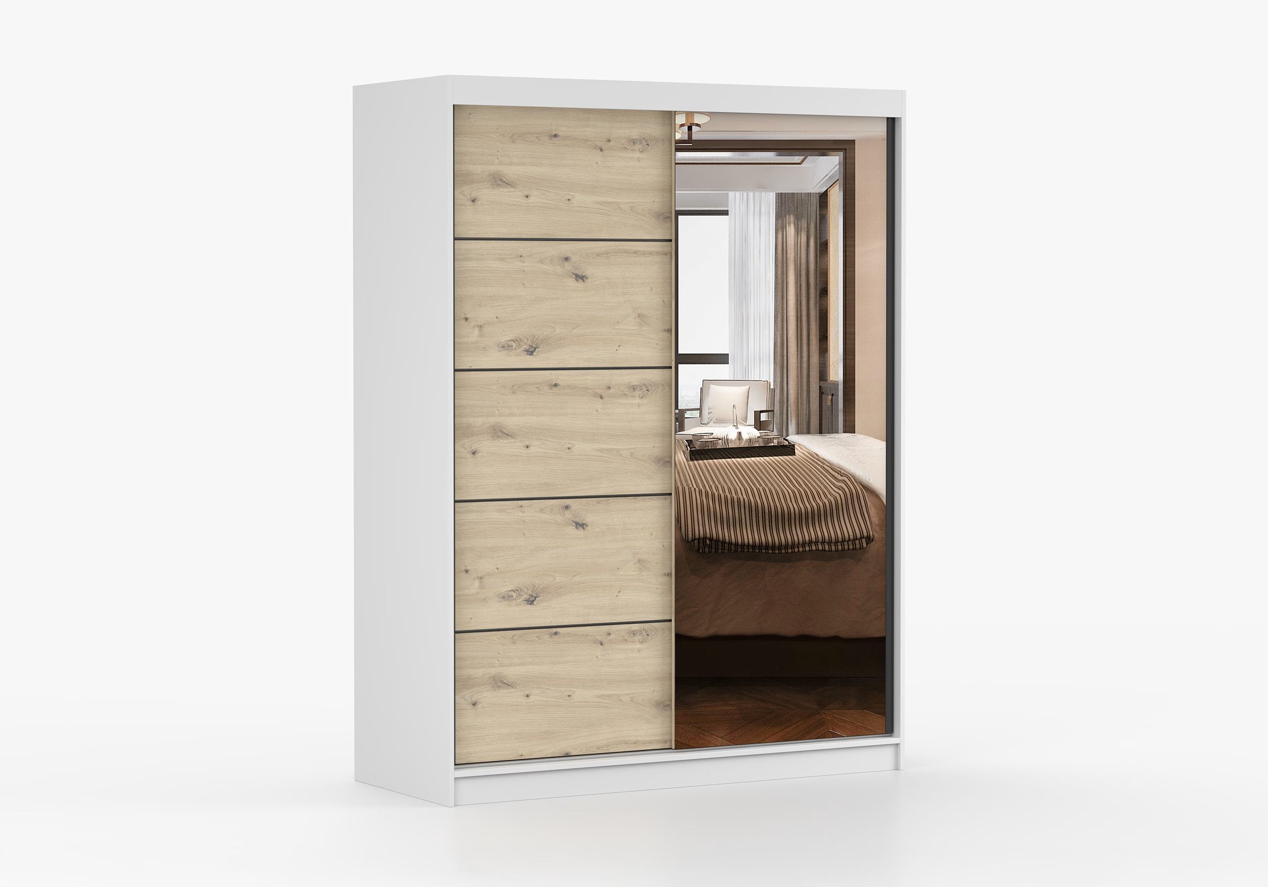 imoebel24 Schwebetürenschrank VISTA 05A 150 cm günstig online kaufen