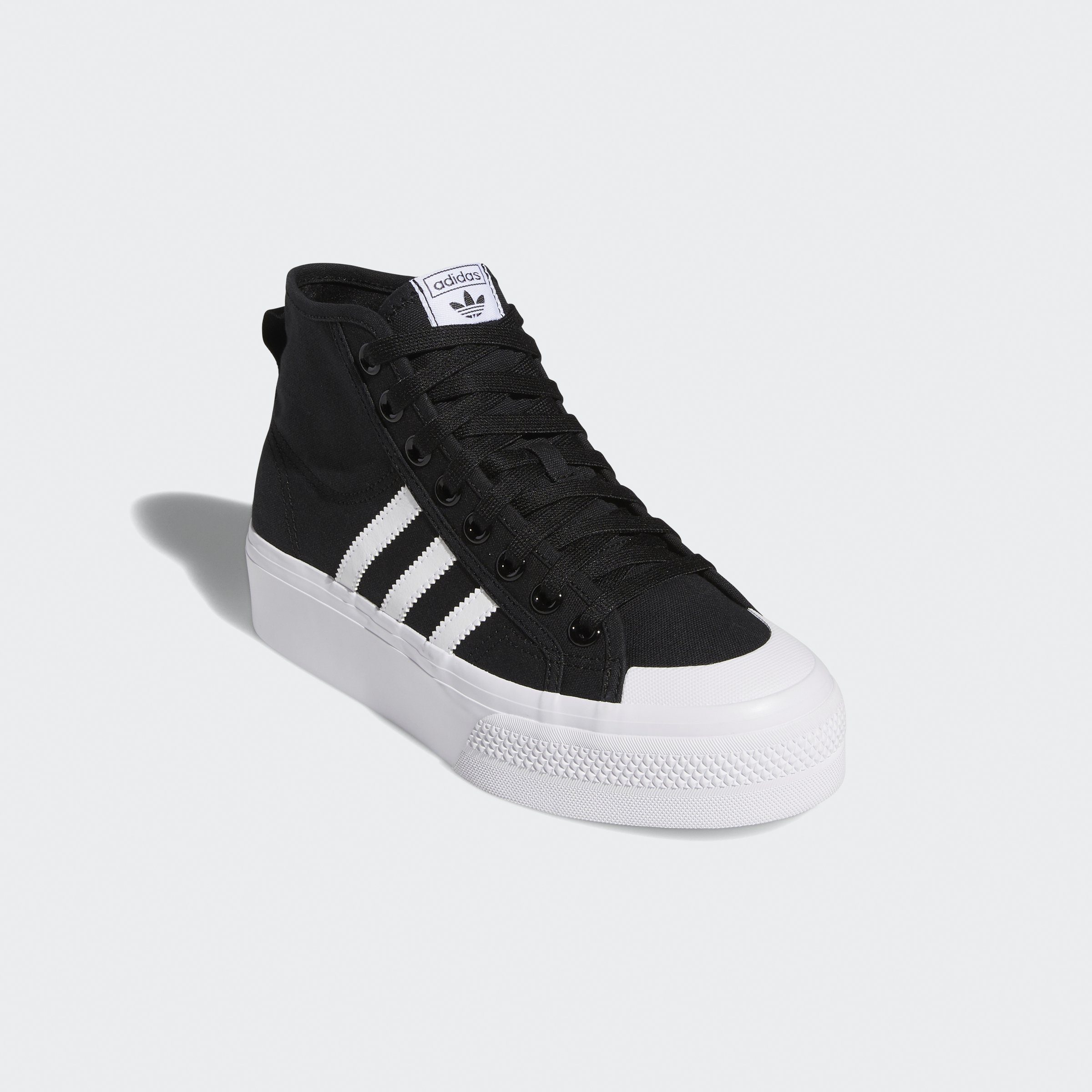 / PLATFORM White adidas NIZZA Core Cloud Originals White MID / Cloud Black Sneaker