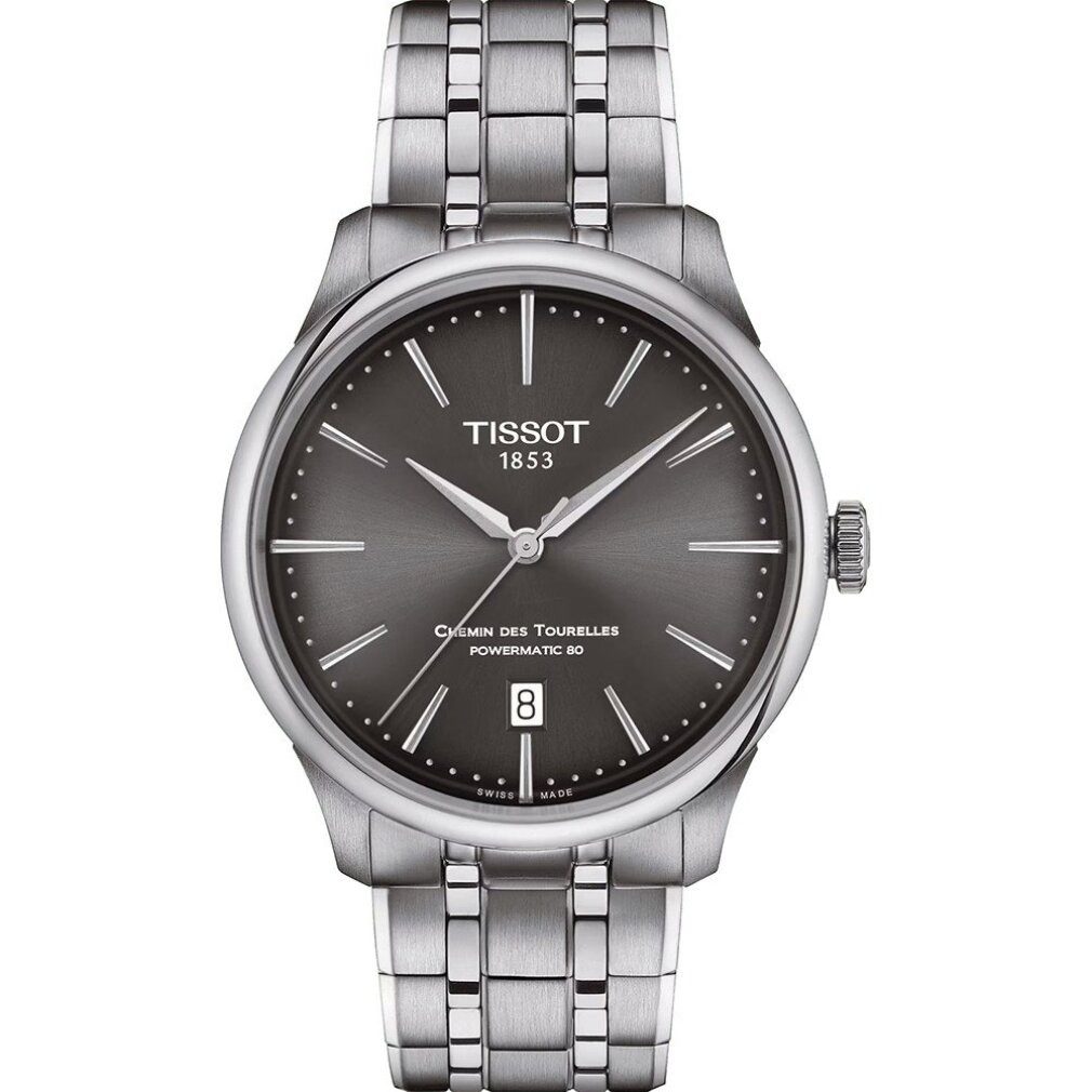 Tissot Luxusuhr Herrenuhr CHEMIN DES TOURELLES POWERMATIC 80 (39 mm)