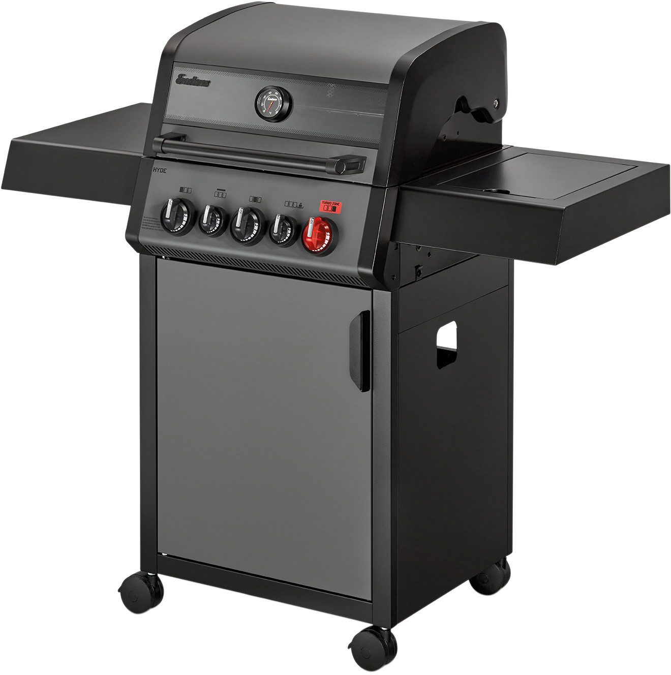 Enders® Gasgrill HYDE 3 SIKR Turbo, erreicht turboschnell extrahohe Temperaturen für scharfes Anbraten​