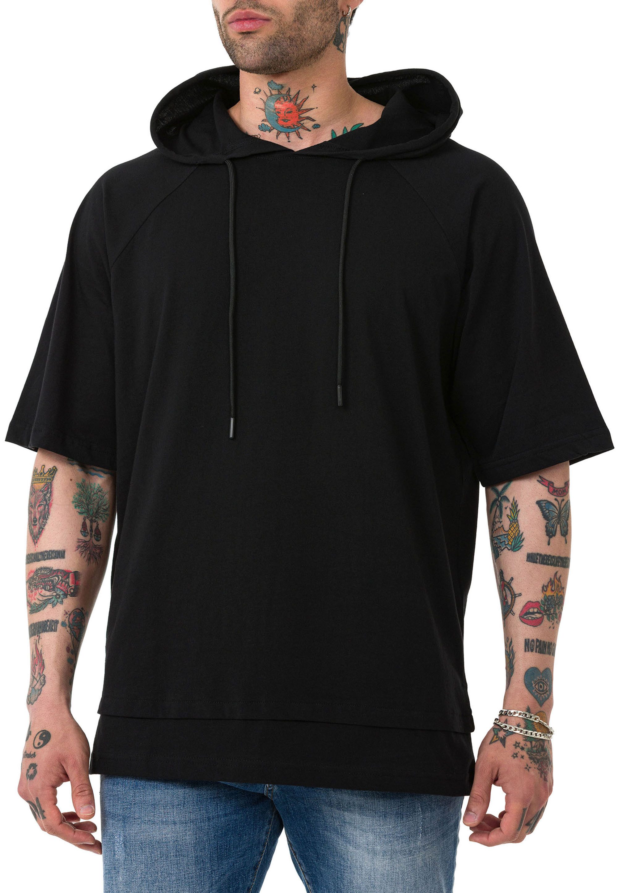 RedBridge T-Shirt mit Kapuze - Lässiges Oversized-Hoodie-Shirt günstig online kaufen