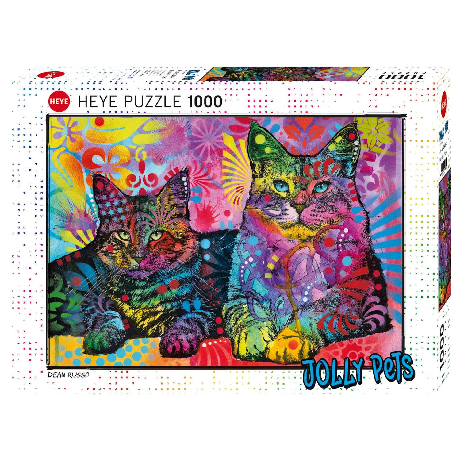 HEYE Puzzle Devoted 2 Cats, 1000 Puzzleteile